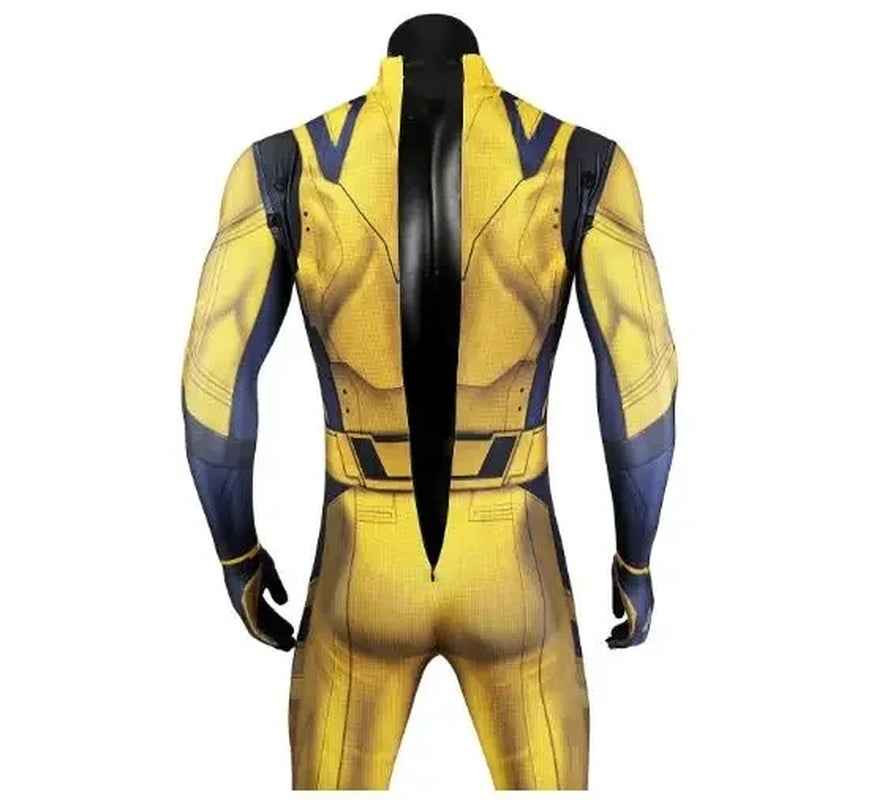 Disfraz De Cosplay De Lobezno Para Hombre, Mono De James Howlett, Conjunto De Armadura De Hombro, Mono Zentai Con Estampado 3D,